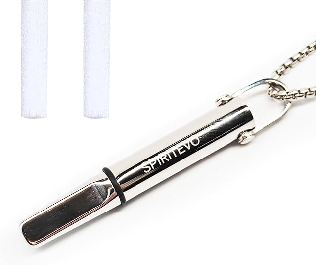 SpiritEvo Breathing Necklace with Velvet Bag,